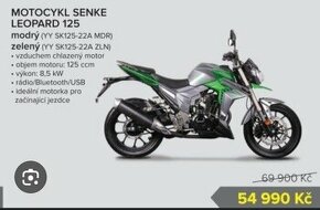 Senke Leopard 125 1 km.