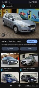 Ford Focus 1.6 benzín