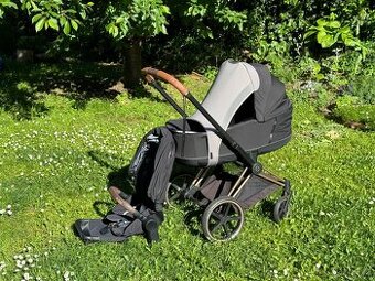 Dvojkombinace korba a sporťák Cybex Priam Černý + pláštěnky