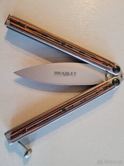 Nůž BRADLEY KIMURA ORANGE/BLACK G10 BUTTERFLY