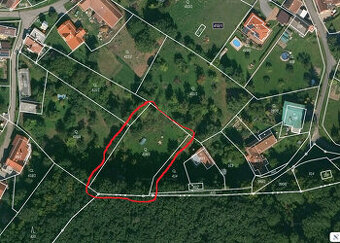 Pozemek se zahradní chatou u lesa 1928 m², Sedliště u Libáně