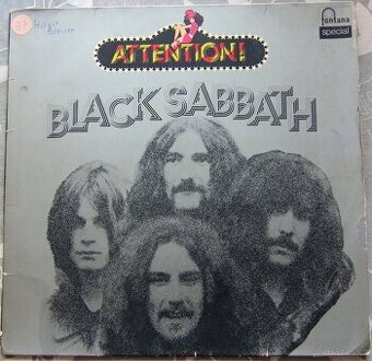 LP deska - Black Sabbath - Attention