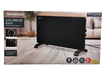 Silvercrest Skleněný konvektor SGH 2000 B3 černý, bílý