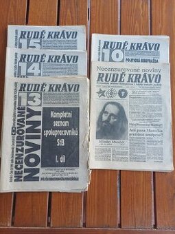 Rudé krávo 1,2,3.díl komplet Cibulkovy seznamy