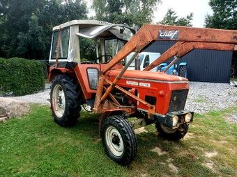Zetor 4712, platné doklady, čelní nakladač, nové gumy