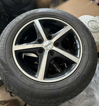 Alu kola značky Dezent s letními pneu 195/65R15
