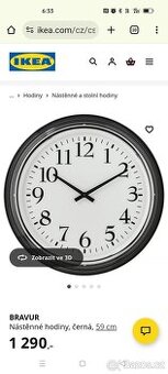 Nástěnné hodiny Ikea