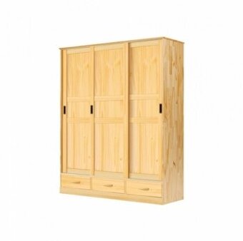 Dřevěná skříň 3dveřová ONIX posuvné dveře