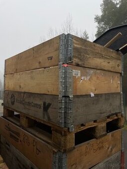 paletový box na vyvýšené záhony