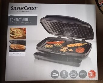 Kontaktní gril panini skg1000 , nový