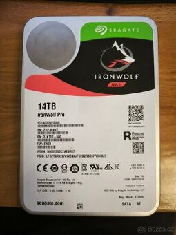 pevný disk Seagate IronWolf Pro 14TB ST14000NE0008 - záruka