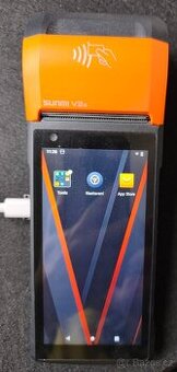 Sunmi V2s-STGL - dotyková mobilní pokladna s tiskárnou