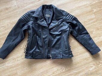 Moto bunda z pravé kůže vel. L/XL