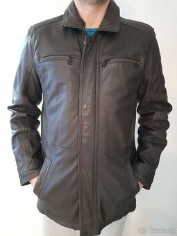 pánská zimní koženková bunda