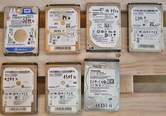 7x 500GB Sata do Notebooku bez vadných sektorů