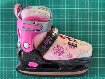 HY Skate Junior - růžové brusle na led, vel. 28-31