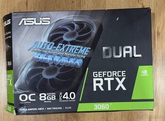 Prodám RTX 3060 8GB ASUS Dual OC