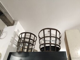 Demižony, levně ,demižony v kovovém obalu , vinotéka deko