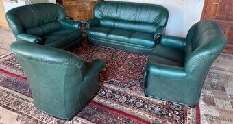 Luxusní kožená sedací souprava 3+2+2+1,6347
