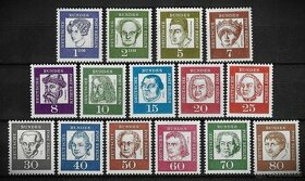 PZ.2024.100.  Predám poštové známky Nemecka - 1961 -Lep/ - 1