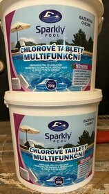 Chlorove tablety Spakly pool 5v1 200g