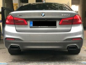Černé koncovky výfuků na BMW 5 - G30/G31 - 1