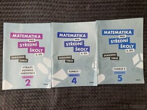 Učebnice SŠ - Matika, Angličtina, Ruština