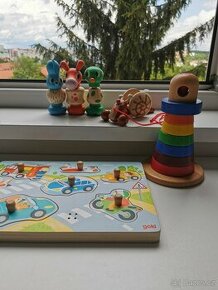 Set dřevěných hraček od 1 roku
