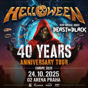 Helloween 24.10.25 O2 arena  sektor sezení 102