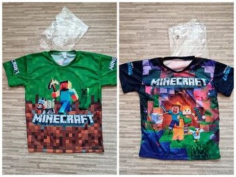 Triko Minecraft vel. 134 a 146 - 1