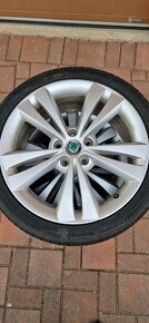 4ks letní pneuAlu kola Škoda Octavia II rs 7.5Jx12H2 et51