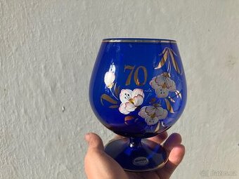 Jubilejní skleničky 70 a 80 let - 1