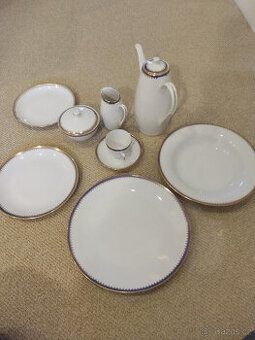 jídelní souprava pro 12 osob - porcelán Bohemia (70.léta)