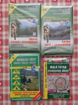Turistické, cyklo mapy a Brno