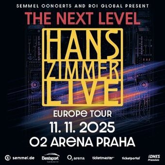 Hans Zimmer PRAHA 11.11.2025 PRODÁNO