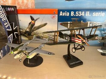 Modely Letadel - Lockheed P-38 Lightning & Sopwith Camel