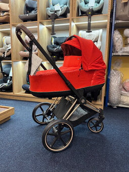 Nový Cybex Priam 2021 Autumn Gold - Rose Gold Podvozek 2v1