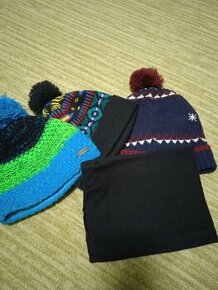 Čepice a nakrčník