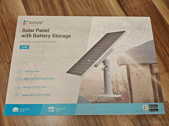 EZVIZ Solární panel 24W s bateriovým uložištěm