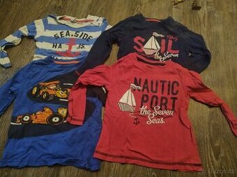 Set - 27 x klučičí trička/tílka - 92-104