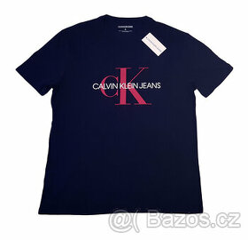 CALVIN KLEIN tričko dámské M tmavě modré