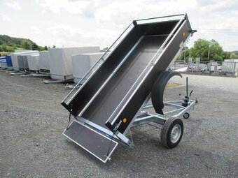 Bazarový hydraulicky sklopný přívěs ZV 26 HS 1,3T