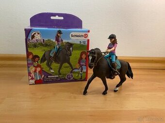 Schleich 42541 Lisa s pohyblivými klouby na koni