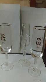 staré sklenice PF novoroční, Silvestr, 3 ks za 160 Kč - 1