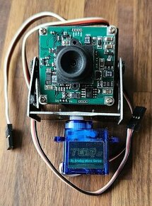 FPV 1/3“ SONY CCD videokamera + sklolaminátový držák kamery