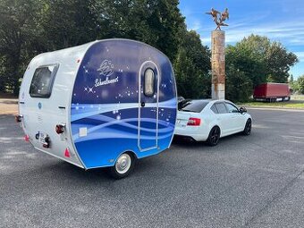 Raritní karavan KNAUS Schwalbennest 250D Moonlight