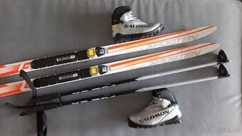 Dětské běžky Sporten 110, hůlky 90 a boty 20 cm