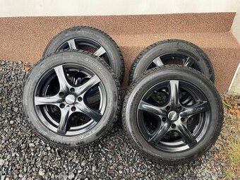 ALU kola Ronal 5x120 16” + zánovní zimní pneu 205/55 R16