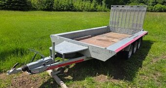 Prodám tří nápravový přepravník stavebních strojů 3500kg