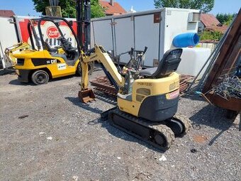 Minibagr Yanmar - roztahovací podvozek